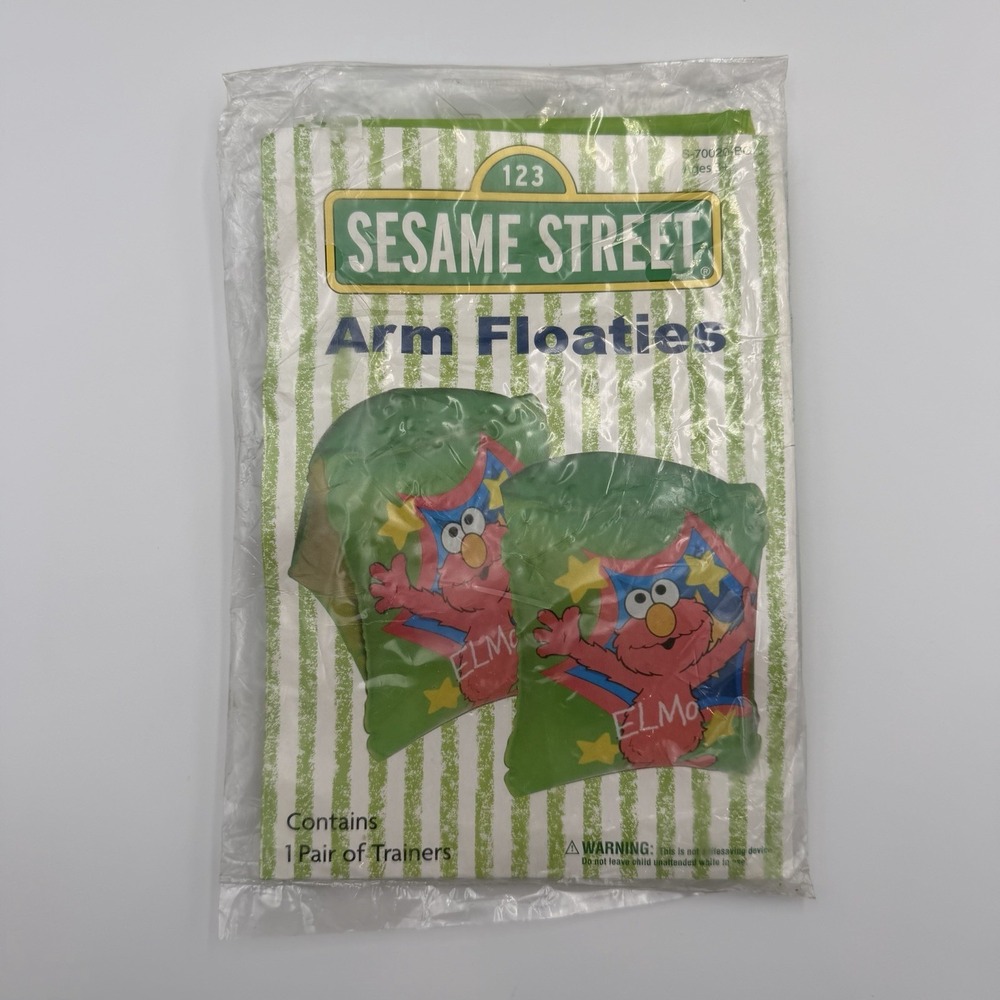 Sesame Street ELMO Child's Arm Floaties Trainers Pool Tub Float